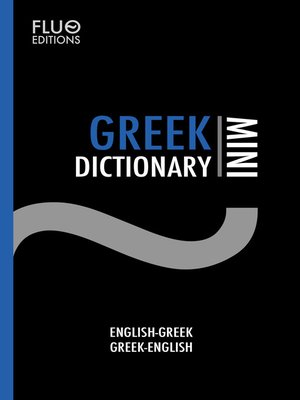 cover image of Greek Mini Dictionary